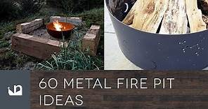 60 Metal Fire Pit Ideas