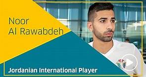 Jordanian player Noor Al Rawabdeh