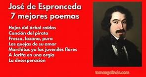 José de Espronceda 7 mejores poemas