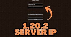 Minecraft 1.20.2 Server IP Address