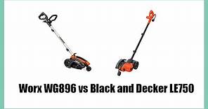 Worx WG896 vs Black and Decker LE750