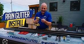 How To Install Rain Gutters and Downspouts | DIY