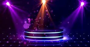 Modern Design Stage Spotlights Effect Background Video II free animated party lights background