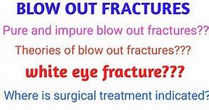 BLOW OUT FRACTURES