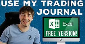 Excel Trading Journal Spreadsheet (download free version!)
