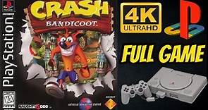 Crash Bandicoot | PS1 | 4K60ᶠᵖˢ UHD🔴 | 100% Longplay Walkthrough Playthrough Full Movie Game