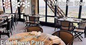 Iconic Eiffel Tower Fine Dining 1 Michelin Star Le Jules Verne of Paris tower best restaurant