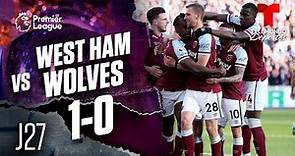 Highlights & Goals | West Ham vs. Wolverhampton 1-0 | Premier League | Telemundo Deportes