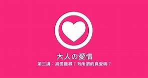 【大人の社團】鄧惠文談愛情 第三講：真愛難尋？真愛到底在哪裡？