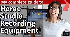 Home Studio Recording Equipment: Home Music Studio Essentials