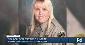 $10K reward offered for information on missing Alabama inmate, correctional officer