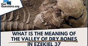 What is the meaning of the Valley of Dry Bones in Ezekiel 37? | GotQuestions.org