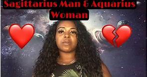 Sagittarius Man and Aquarius Woman LOVE Compatibility w/overall Rating 💞