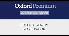 Oxford Premium Registration