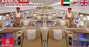 Emirates BRAND NEW A380 Business Class review from Dubai to London