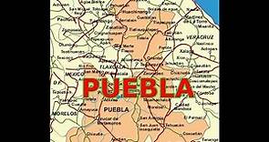 mapa de Puebla Mexico
