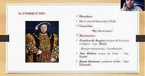 LAS MONARQUÍAS DEL SIGLO XVI - INGLATERRA/ Historia Universal