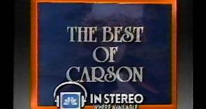 The Tonight Show starring Johnny Carson - a complete program from early 1987