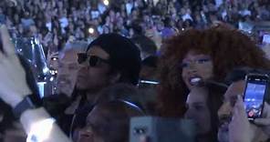 Megan Thee Stallion & Jay-Z at Beyoncé's Concert in Paris France - Renaissance World Tour) HD