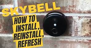 Skybell HD WiFi Video Doorbell - How To Install, Reset, Refresh