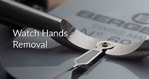 How to remove watch hands - Watch hand removal detailed guide