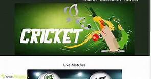 Live Cricket Score Website