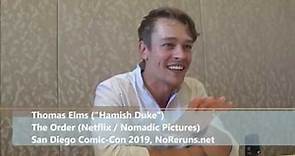 The Order Q&A with Thomas Elms (SDCC 2019)