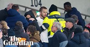 Eric Dier climbs into stands to confront Tottenham fan
