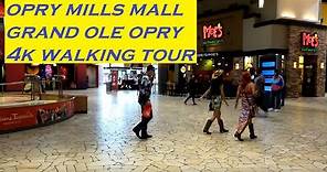 Opry Mills Mall and Grand Ole Opry | 4k Walking Tour | Nashville, Tennessee