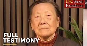 1937 Nanjing Massacre Survivor, Xia Shuqin | Full Testimony | USC Shoah Foundation