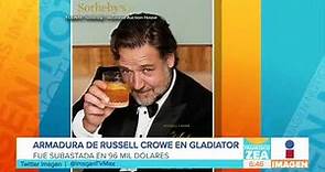 Armadura de Russell Crowe de Gladiador se vende ¡carísima! | Noticias con Francisco Zea