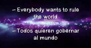 Everybody Wants to Rule the World-Tears for Fears (letra & traducción)
