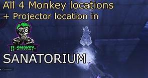 *Outbreak Easter Egg Guide! All 4 Monkey locations in Sanatorium + Projector location