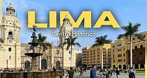 LIMA PERU 🇵🇪 | Historic Center of LIMA CITY 2024 | Walking Tour 4K HDR | Lima Downtown