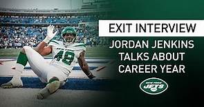 Jordan Jenkins Exit Interview: On His Career-High Sack Season | New York Jets | NFL