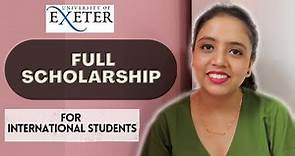 How I got FULL SCHOLARSHIP to study in UK | Global Excellence Scholarship at University of Exeter