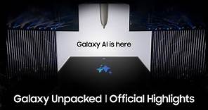 Samsung Galaxy Unpacked January 2024: Highlights