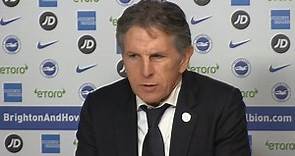 Watch Claude Puel's press conference after drawing at Brighton