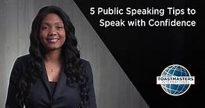 5 Public Speaking Tips to Speak with Confidence