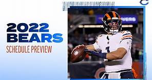 2022 Schedule Preview | Chicago Bears
