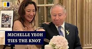 Michelle Yeoh ties the knot with long-time French fiancé Jean Todt