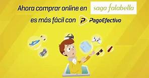 Cómo comprar online en Saga Falabella con PagoEfectivo