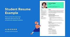 Student Resume Examples & Writing Tips (2024)