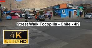 🇨🇱 Street Walk Tocopilla - Chile - 4K