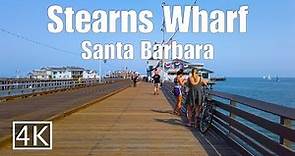 [4K] Stearns Wharf - Santa Barbara, California - Walking Tour
