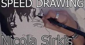 Speed Drawing: Nicola Sirkis (INDOCHINE)