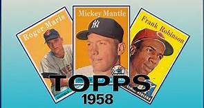 ⚾ 1958 Topps Baseball | 20 Most Valuable Cards