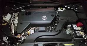 2013-2018 Nissan Altima - How To Check & Fill Power Steering Fluid Reservoir - QR25DE Engine