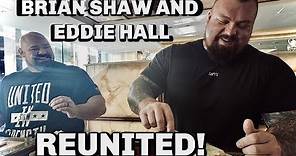 EDDIE HALL REUNITED WITH BRIAN SHAW