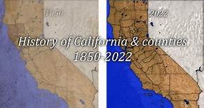 History of California's counties